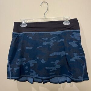 Lulu Lemon Camo Athletic Tennis Skirt